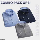 Premium Imported 100% High Quality Cotton Formal Men’s Plain/Solid Shirts| Full/Half Sleeve | With Pocket | (FS-139)