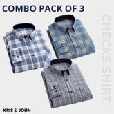 Premium Imported 100% High Quality Check Shirt | Full/Half Sleeve | With Pocket | (FS-99)