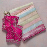 Latest Fancy Designer Saree With Blouse