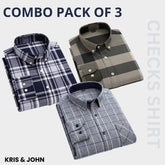 Premium Imported 100% High Quality Check Shirt | Full/Half Sleeve | With Pocket |(FS-100)