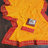 Latest Fancy Designer Saree With Blouse