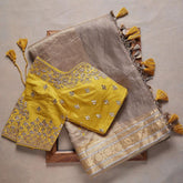 Latest Fancy Designer Saree With Blouse