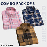 Premium Imported 100% High Quality Check Shirt | Full/Half Sleeve | With Pocket | (FS-103)