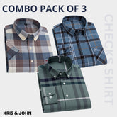 Premium Imported 100% High Quality Check Shirt | Full/Half Sleeve | With Pocket |(FS-104)