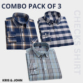 Premium Imported 100% High Quality Check Shirt | Full/Half Sleeve | With Pocket |(FS-105)