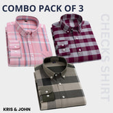 Premium Imported 100% High Quality Check Shirt | Full/Half Sleeve | With Pocket |(FS-106)