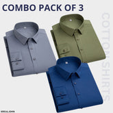 Premium Imported 100% High Quality Cotton Formal Men’s Plain/Solid Shirts| Full/Half Sleeve | With Pocket | (FS-149)