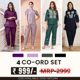 Stylish & Versatile 4 Co-ord Set Combo for Women | CO-20