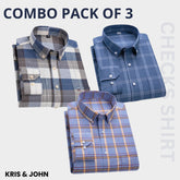 Premium Imported 100% High Quality Check Shirt | Full/Half Sleeve | With Pocket |(FS-108)