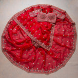 Latest Fancy Designer Saree With Blouse