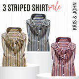 Classic Striped Shirt – Imported, 100% High Quality, Full/Half Sleeve with Pocket |SS-02