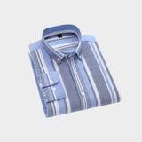 Premium Imported 100% High Quality Striped Shirt | Full/Half Sleeve | With Pocket | (FS-119)