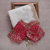 Latest Fancy Designer Saree With Blouse