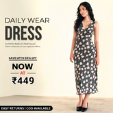 Women’s Dailywear Dress | Breathe Easy, Look Fabulous| WD-03