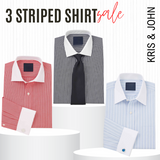 Classic Striped Shirt – Imported, 100% High Quality, Full/Half Sleeve with Pocket |SS-03
