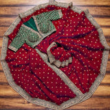 Latest Fancy Designer Saree With Blouse