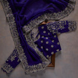 New Fancy Designer Saree With Blouse