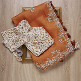 New Fancy Designer Saree With Blouse