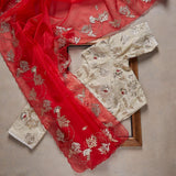 Latest Fancy Designer Saree With Blouse