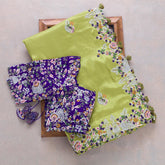 New Fancy Designer Saree With Blouse