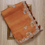 Latest Fancy Designer Saree With Blouse