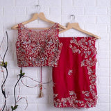 Latest Fancy Designer Saree With Blouse