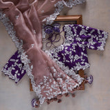 New Fancy Designer Saree With Blouse