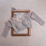 New Fancy Designer Saree With Blouse