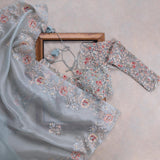 New Fancy Designer Saree With Blouse