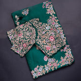 New Fancy Designer Saree With Blouse