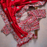 New Fancy Designer Saree With Blouse