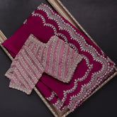 New Fancy Designer Saree With Blouse