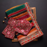 New Fancy Designer Saree With Blouse