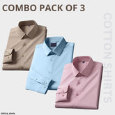 Premium Imported 100% High Quality Cotton Formal Men’s Plain/Solid Shirts| Full/Half Sleeve | With Pocket |  (FS-136)