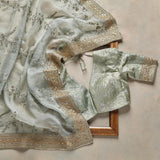 New Fancy Designer Saree With Blouse