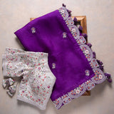 New Fancy Designer Saree With Blouse