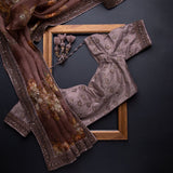 New Fancy Designer Saree With Blouse