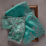 New Fancy Designer Saree With Blouse