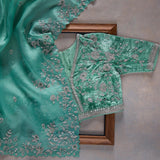 New Fancy Designer Saree With Blouse