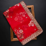 New Fancy Designer Saree With Blouse