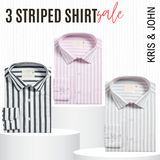 Classic Striped Shirt – Imported, 100% High Quality, Full/Half Sleeve with Pocket | SS-09