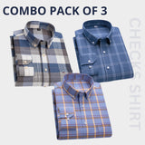Premium Imported 100% High Quality Check Shirt | Full/Half Sleeve | With Pocket |(FS-108)