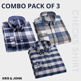 Premium Imported 100% High Quality Check Shirt | Full/Half Sleeve | With Pocket | (FS-152)