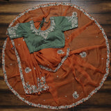 New Fancy Designer Saree With Blouse