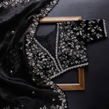 New Fancy Designer Saree With Blouse